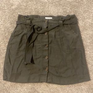 Olive skirt